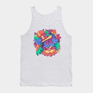 Cute Sunny Morning Chicken Doodle Tank Top